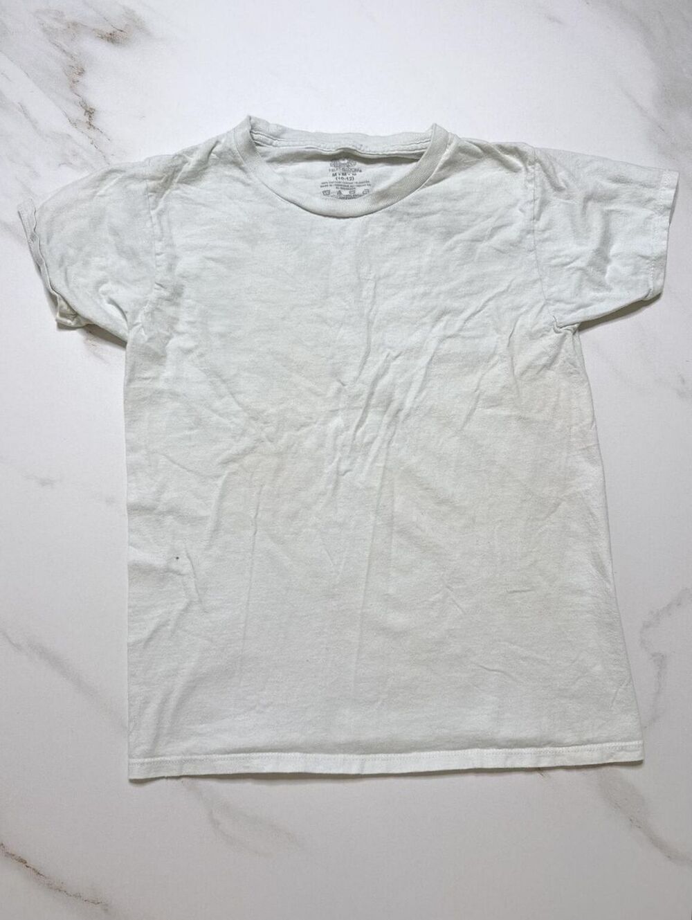 Fruit of the Loom White T Shirt - Boys M